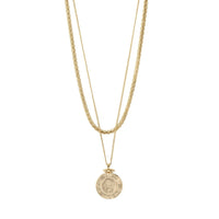 Gold 2-in-1 Necklace set